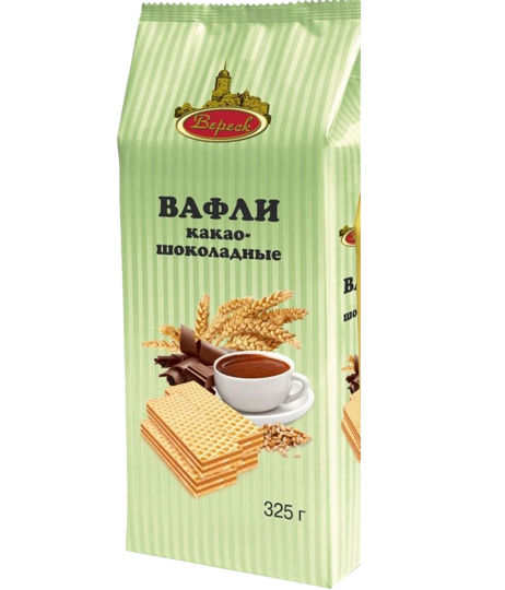 Вафли «Вереск» какао-шоколадные, 325гр*12шт.