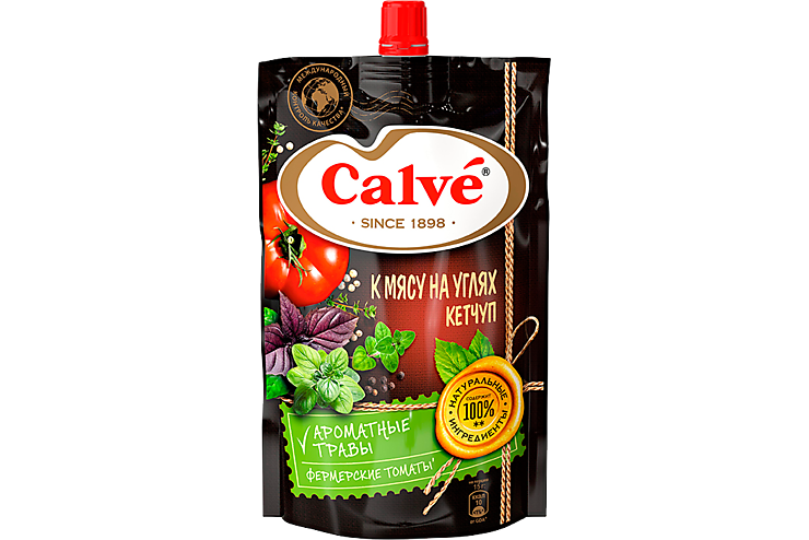 «Calve» Кетчуп К мясу на углях 350г*28шт
