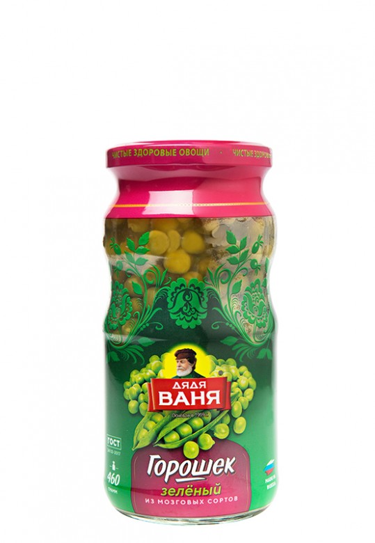 Горошек зеленый *Дядя Ваня* 460 г 8ps