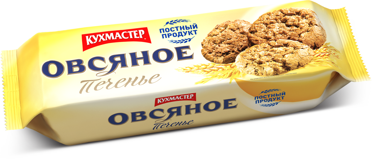 Печенье Кухмастер*Овсяное*270г.12шт.