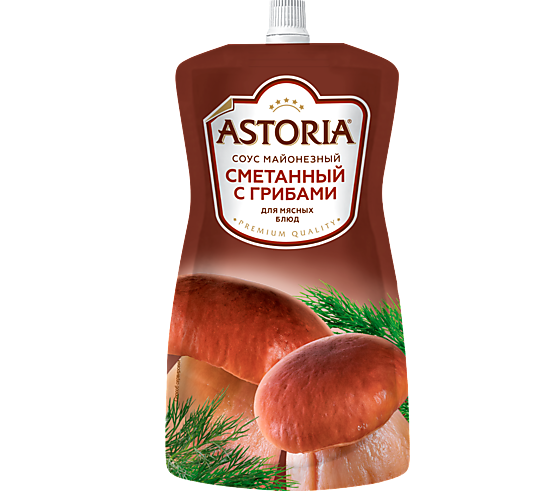 Соус Астория® «Сметанный с грибами» 233г*10шт.