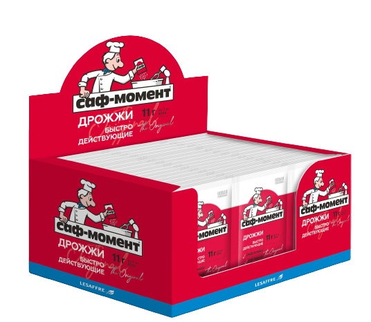 Сафт-момент® Дрожжи быстродействующие 11г*60шт
