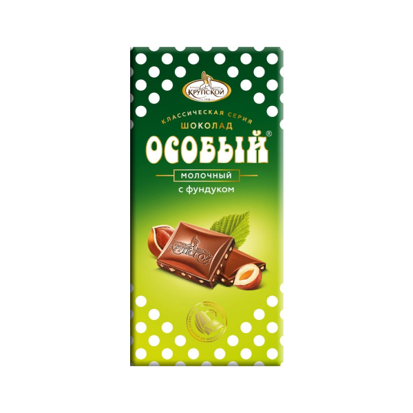 Шоколад *Особый *Молочный с фундуком 85гр.15шт.