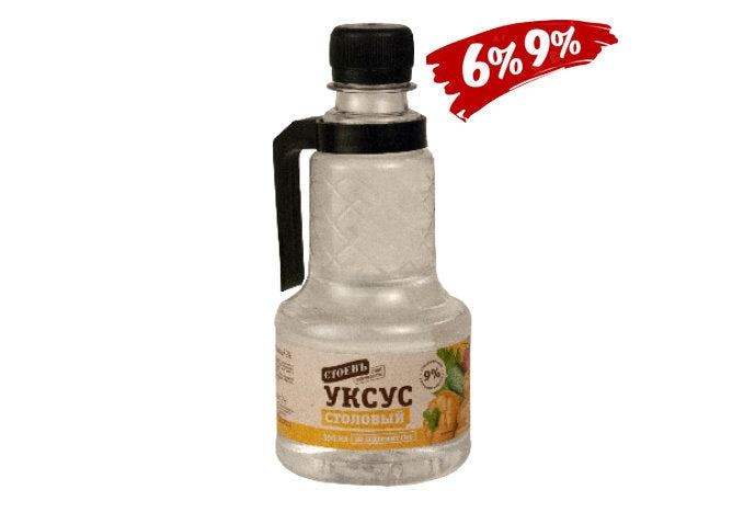 Уксус Столовый 9% ТМ Стоевъ (пластик) 970/6