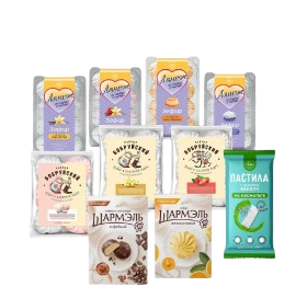 Marshmallow Neva, Udarnica, Krasniy Pishevik ~ Зефир Нева, Ударница, Красный пищевик