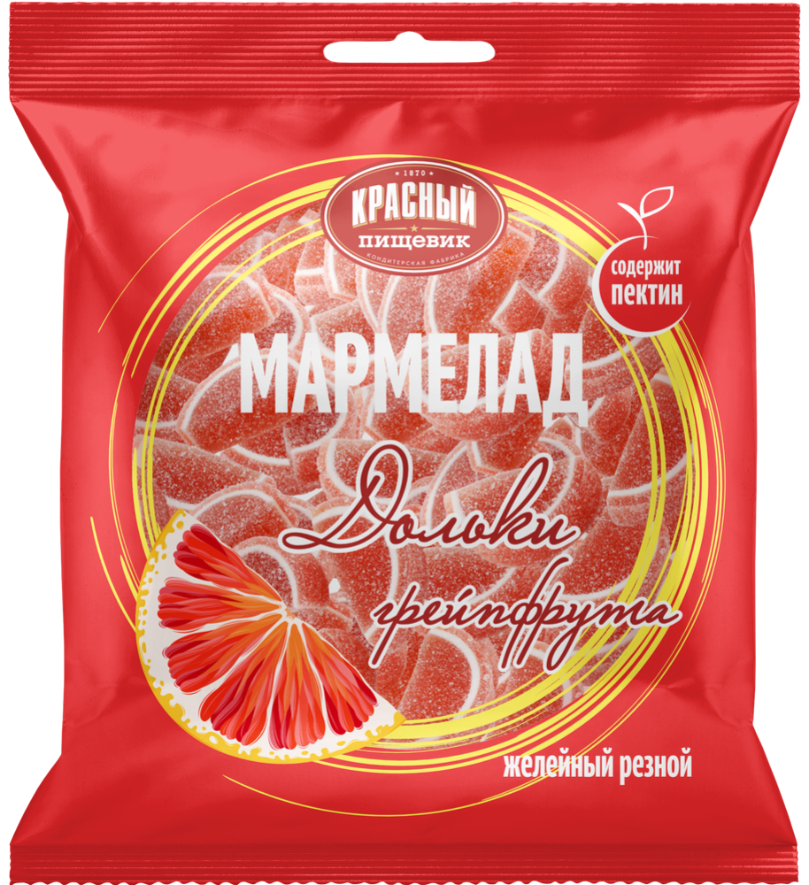 2.2 Marmalades ~ Мармелад Грейпфрут 210гр*18шт