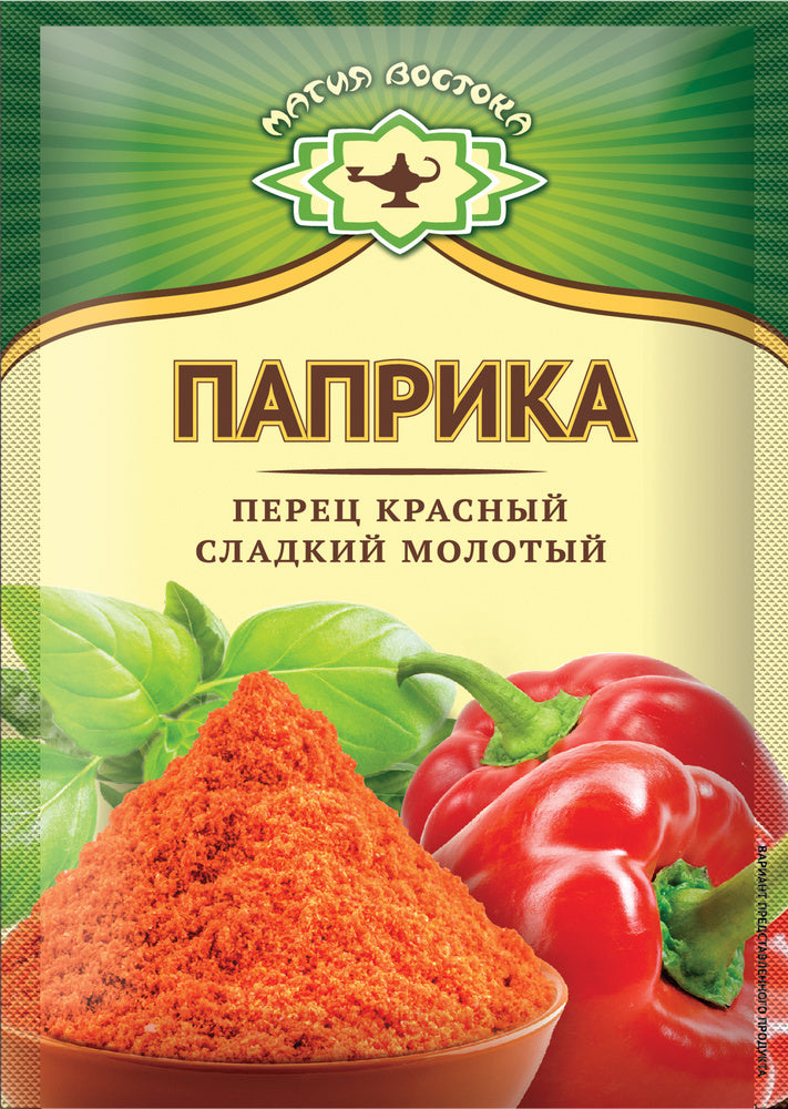 «Магия востока» Паприка перец красный сладкий молотый 10г*40шт 13525