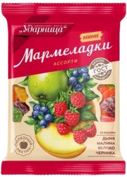 2.1 Marmalade ~ Мармелад Ассорти со вкусами Дыни, Малины, Яблока, Черники 275гр*12шт