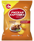 (217)«Русская картошка» Чипсы Жареная курица 150г*9шт