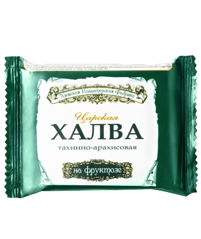 «Азовская» Халва тахинно–арахисовая на фруктозе 180гр*20шт