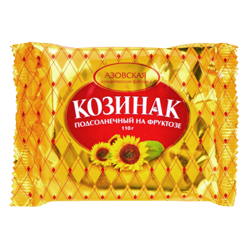 «Азовская» Козинак подсолнечный на фруктозе 110гр*30шт