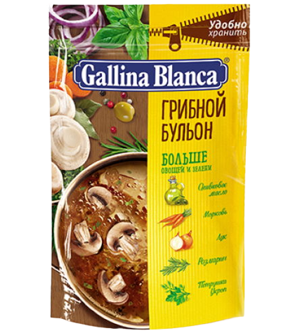 Gallina Blanca® Бульон Грибной 90г*24шт