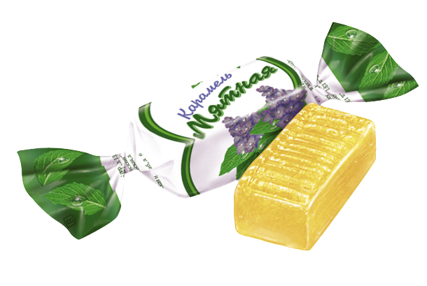 A12. Caramel ~  Карамель Мятная 250г*10шт