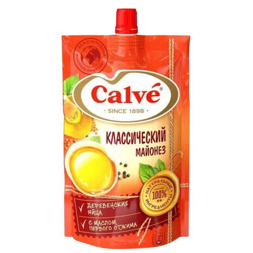 001«Calve» Майонез Классический 400г*24шт
