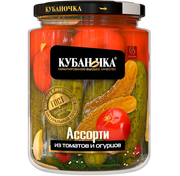 H04. Pickled Vegetables ~ Огурцы и томаты маринованные  720гр*8шт