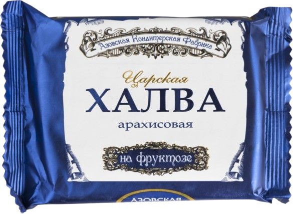 dt «Азовская» Халва арахисовая на фруктозе 180гр*20шт