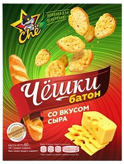 8.7 Snacks ~ Сухарики «Чёшки» Сыр 60гр*20шт