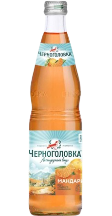 0. Mineral Water | Carbonated Drinks ~ Черноголовка (стекло) Мандарин 0,5л*12шт