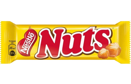 A08. Chocolate Bars ~ Батончики Nuts 50г*30шт