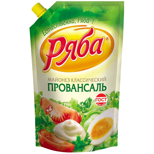 «Ряба» Майонез Классический Провансаль 630гр*16шт