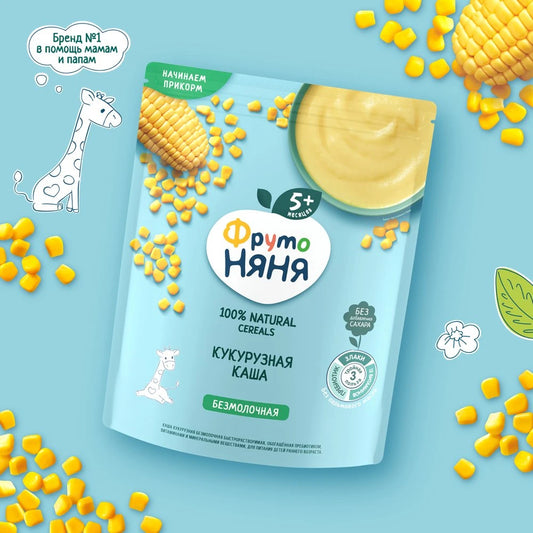 Фруто Няня Каша Сухая Безмолочная * Кукурузная *200г 9 шт