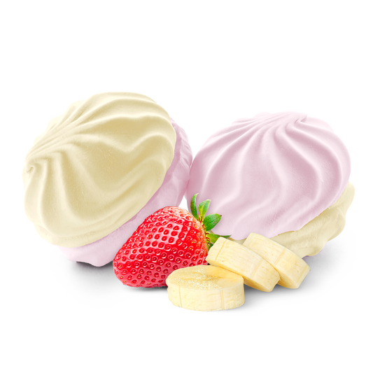 Зефир "Нева" с ароматами клубники и банана, 3,5кг/7,7Lb