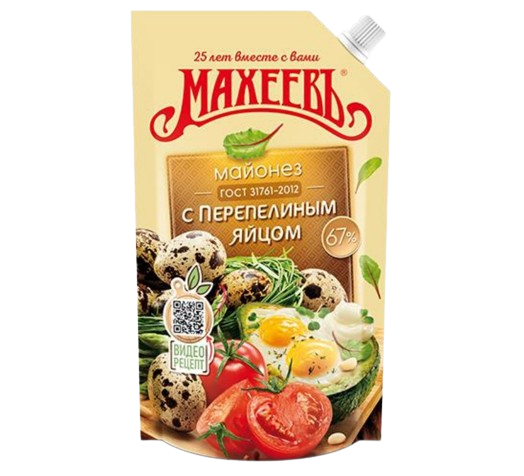 «Махеевъ» Майонез С перепелиным яйцом 770гр*10шт