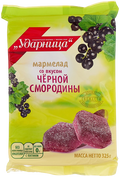 Marmalades ~ Мармелады «Ударница» Мармелад со вкусом чёрной смородины 325г*12шт