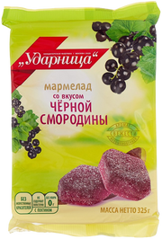 2.1 Marmalade ~ Мармелад со вкусом чёрной смородины 325г*12шт