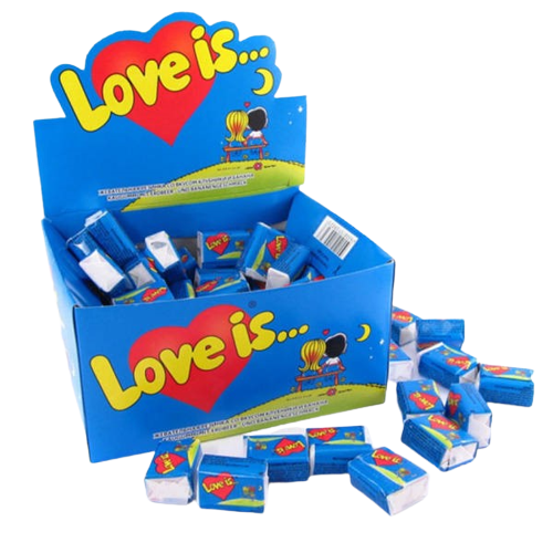 «Love Is» Жевательная резинка Клубника-Банан 100шт