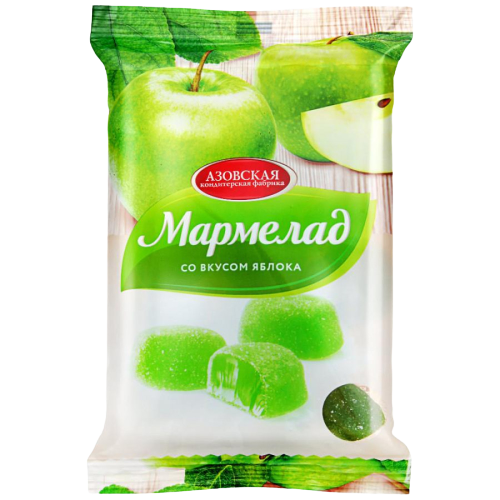 «Азовская» Мармелад со вкусом яблока 300г*12шт