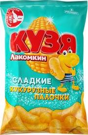 A07. Corn sticks ~ Кузя Лакомкин  с сахарной пудрой 140гр*12шт.
