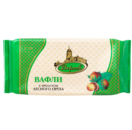Вафли «Вереск» с ароматом лесного ореха, 210гр*25шт.