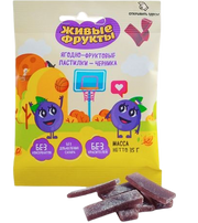 B11. Sugar Free ~ Пастилки фруктовые вкус черника 35г*20шт