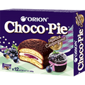 Cht Печенье бисквитное Choco Pie Черная смородина  360гр*8шт