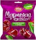 Marmalades ~ Мармелады «Красный пищевик» Мармелад Спелая вишня с соком 210гр*18шт