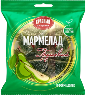 2.2 Marmalade ~ Мармелад Грушевый дольки 210гр*18шт