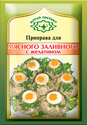 «Магия востока» Приправа для Мясного заливного с желатином 15г*40шт 23488