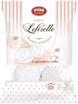 1.3 Marshmallows ~ Зефир ТМ "LEFIRELLE" с ароматом сливок 230гр*15шт