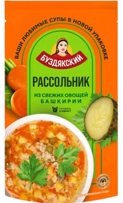 E01. Soup ~ Суп овощной Рассольник 500гр*8шт