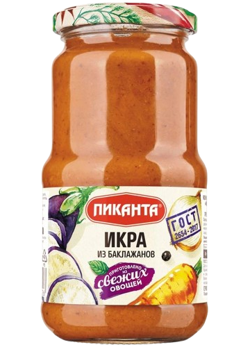 H02. Pickled Vegetables ~ Икра из баклажанов 450гр*6шт