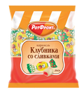 chp Hard Candy~ «РотФронт» Карамель Клубника со сливками 250г*10шт