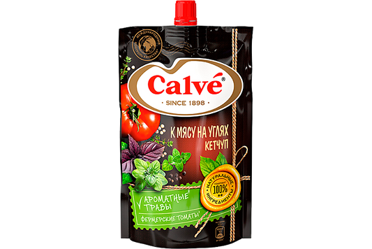 «Calve» Кетчуп К мясу на углях 350г*28шт