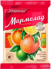 2.1 Marmalade ~ Мармелад Ассорти со вкусами Апельсина, Лимона, Грейпфрута, Лайма 275гр*12шт