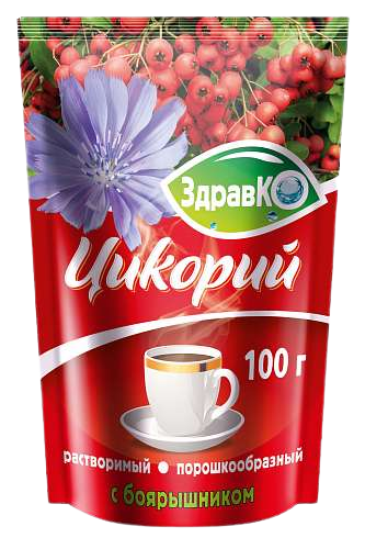 «ЗдравкО» Цикорий растворимый с боярышником 100г*12шт
