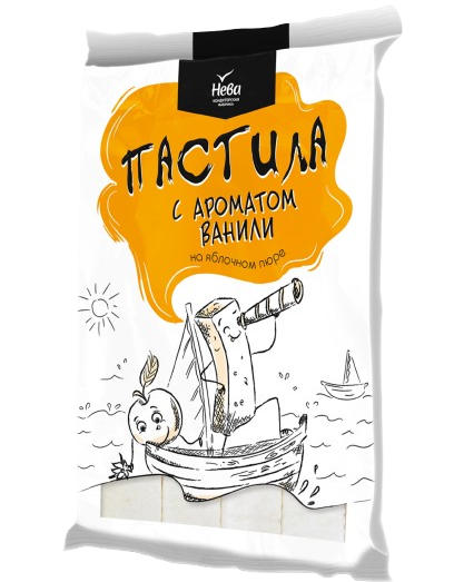 1.1 Marshmallows ~ Пастила «Нева» Пастила с ароматом ванили 200г*8шт