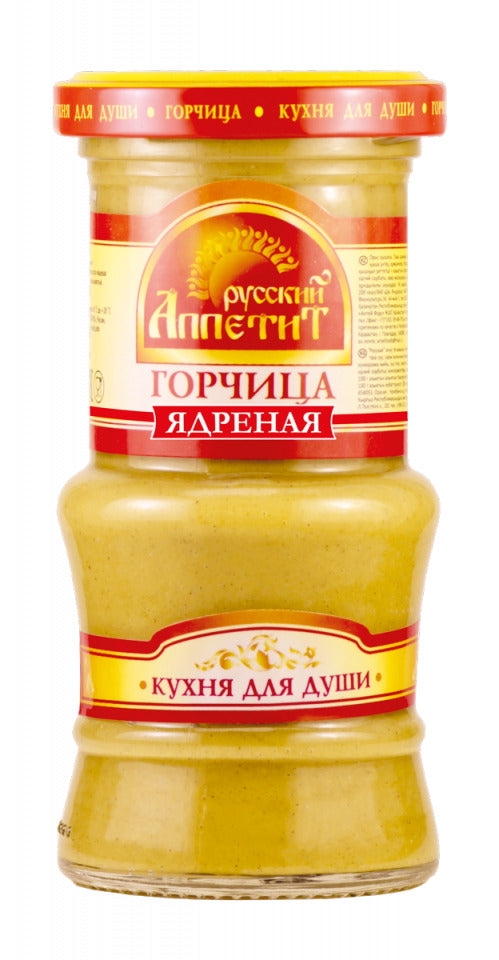 "Русский Аппетит" Горчица Ядреная 180гр. 15шт.