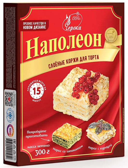«Черока» Коржи Наполеон 300г*12шт