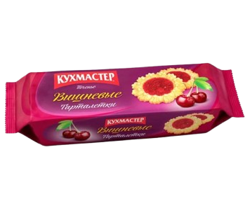 «Кухмастер» Печенье Тарталетки Вишневые 240гр*12шт