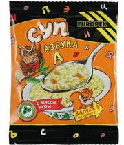 E02. Dry soup ~ Суп Азбука с мясом куры 75г*20шт